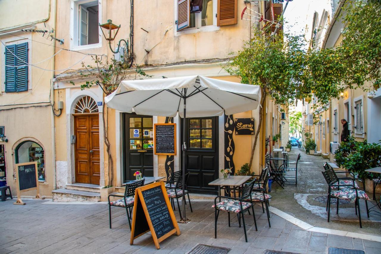 Valentino Luxury Studio In The Heart Of Corfu Town Zewnętrze zdjęcie